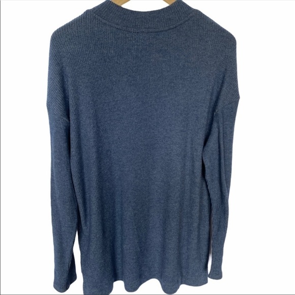 ANTHROPOLOGIE Dolan Left Coast Rebbeca Cut Out Top Sweater in Blue - Picture 4 of 4